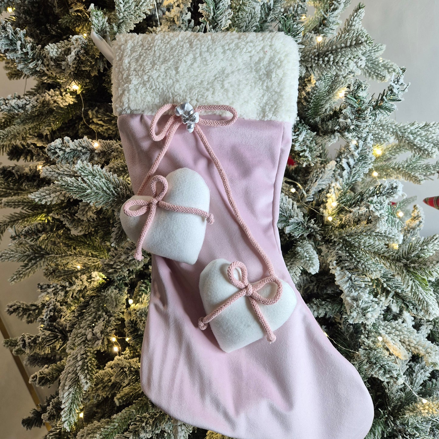 Calza Befana Personalizzata risvolto pellicciotto