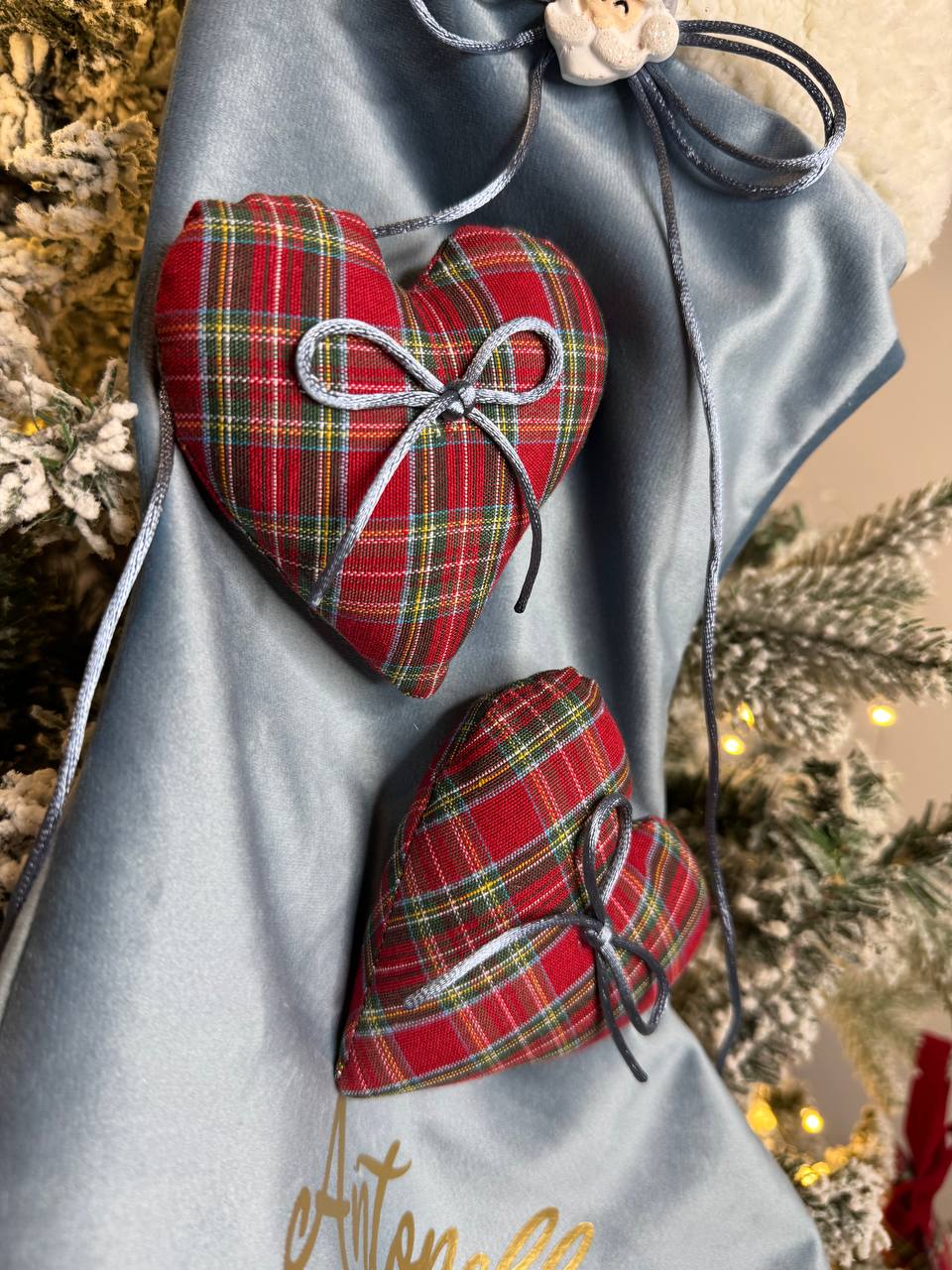 Calza Befana Personalizzata risvolto pellicciotto