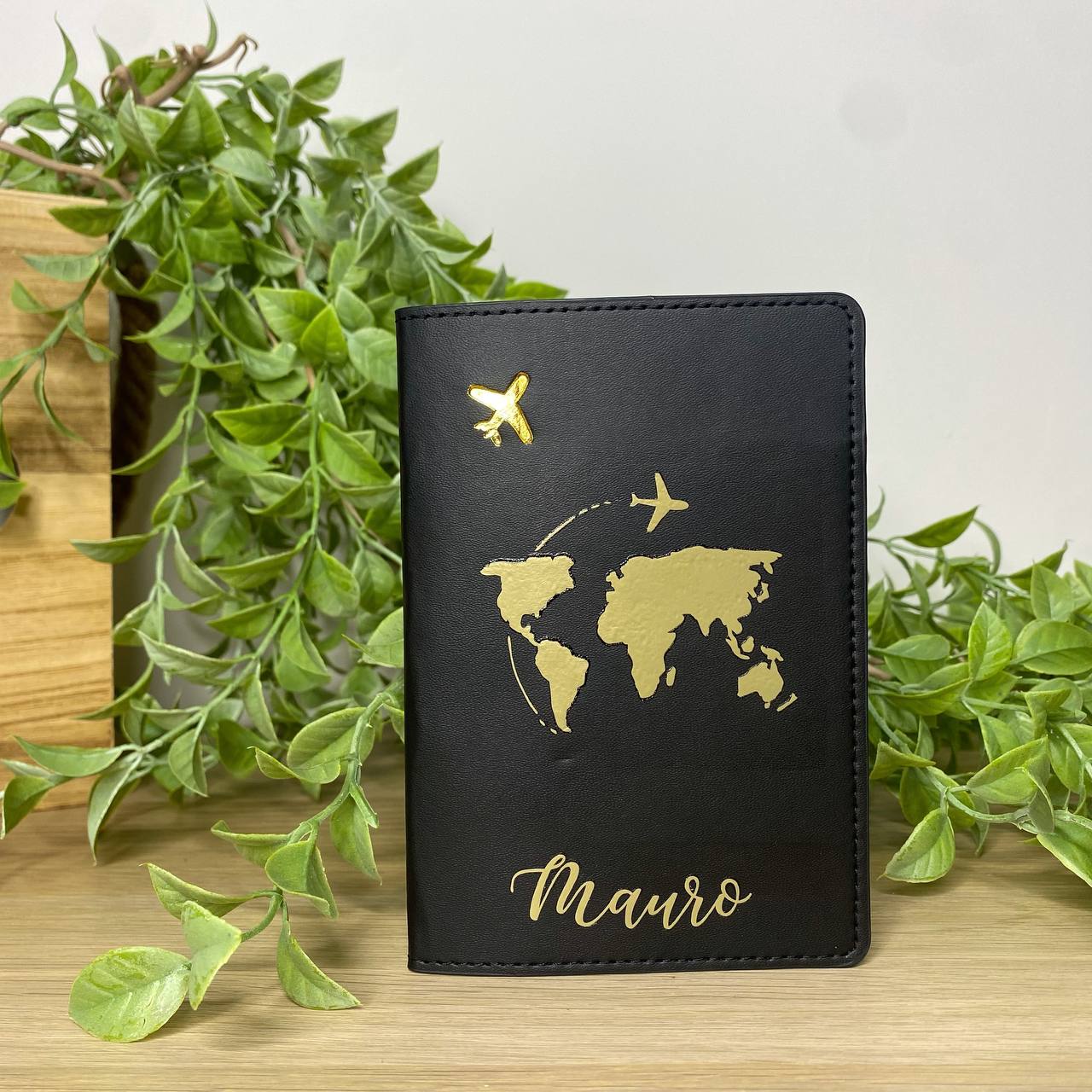 Portapassaporto SimilPelle Personalizzato con scritta e grafica