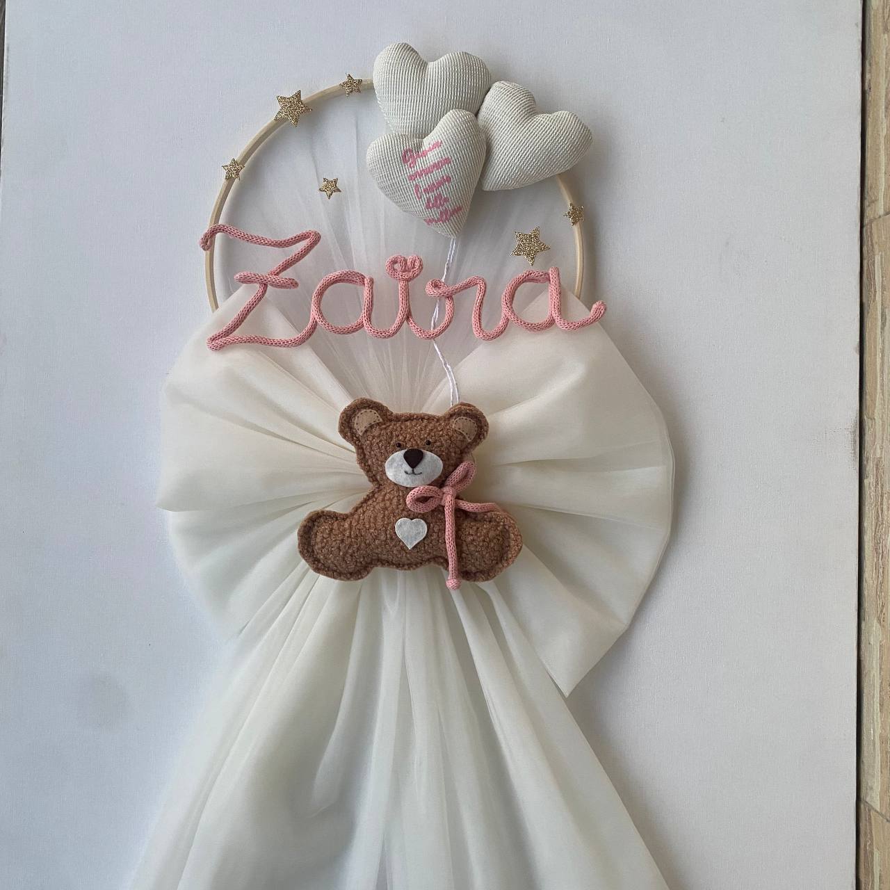 Fiocco Cerchio Personalizzato Tricotin versione Bear