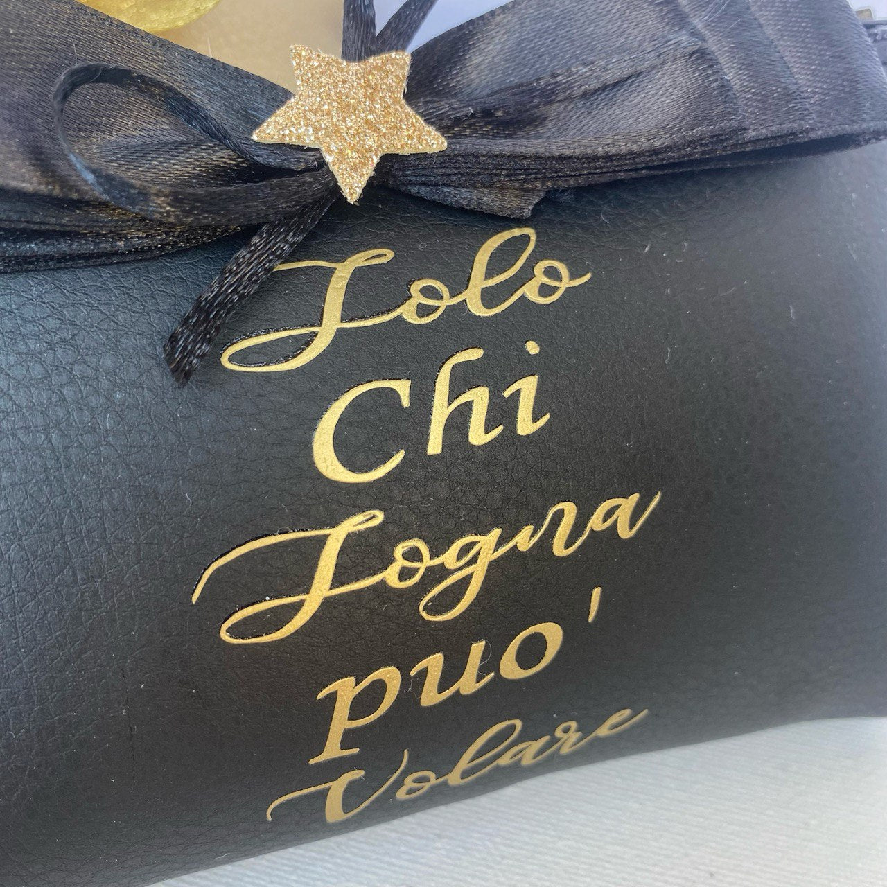 Bomboniera Pochette ecopelle portaconfetti(5PEZZI)