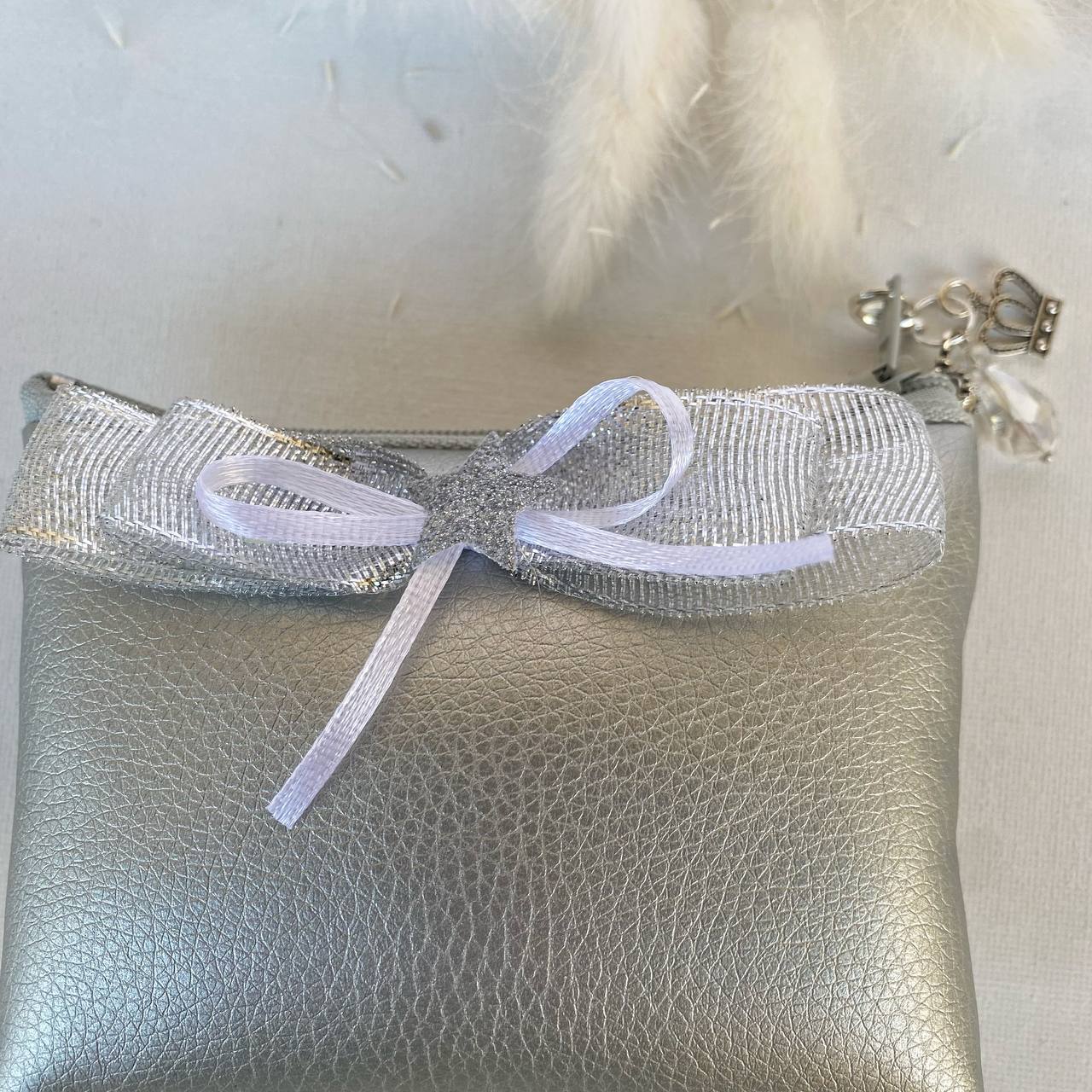 Bomboniera Pochette portamonete ecopelle portaconfetti