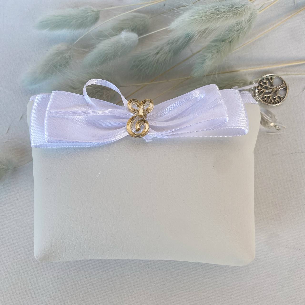 Bomboniera Pochette portamonete ecopelle portaconfetti