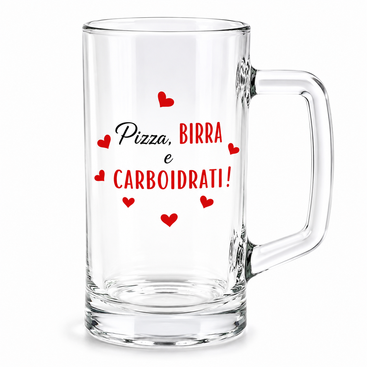Boccale da Birra Personalizzato varie frasi divertenti – 0,4L con Manico