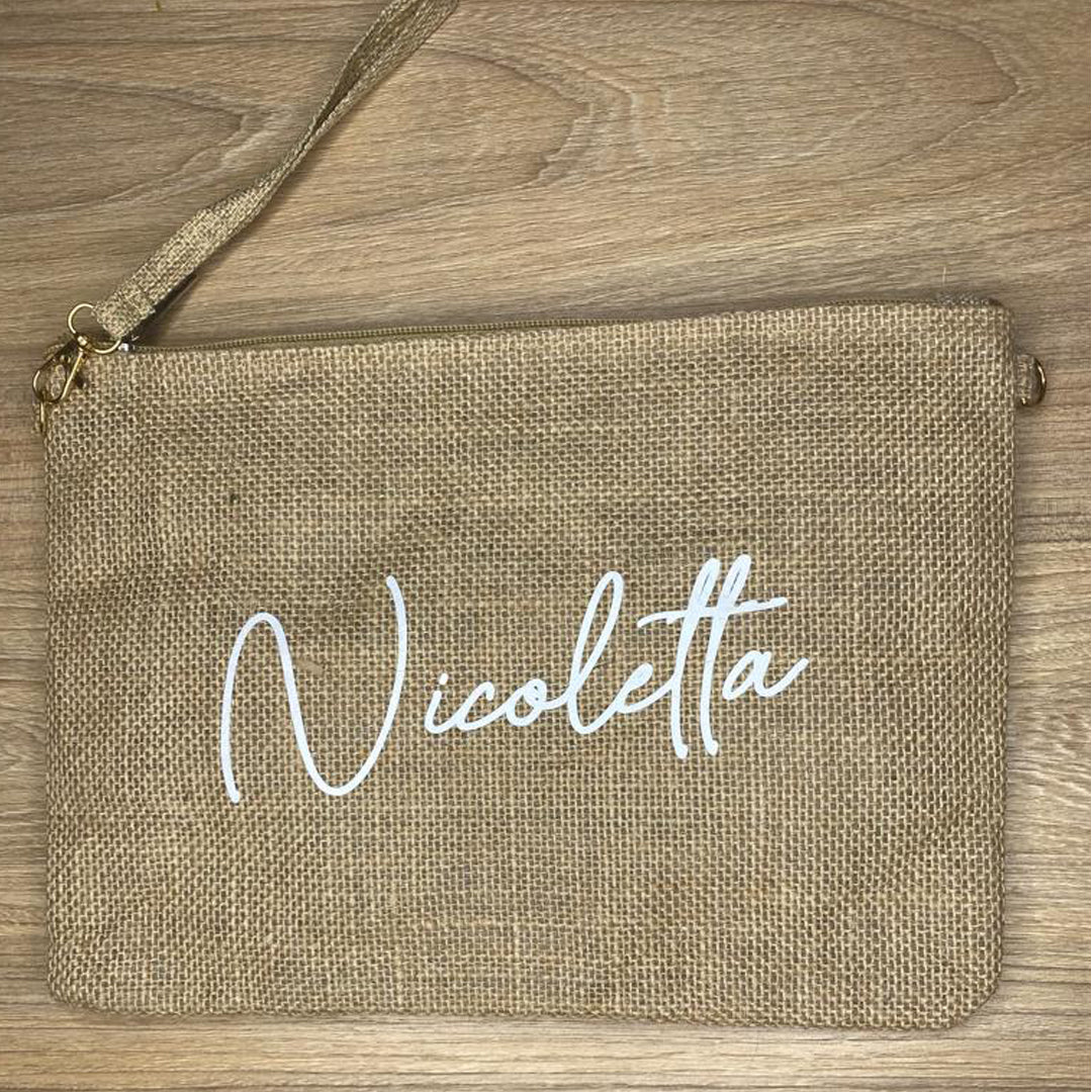 Pochette Juta Personalizzata