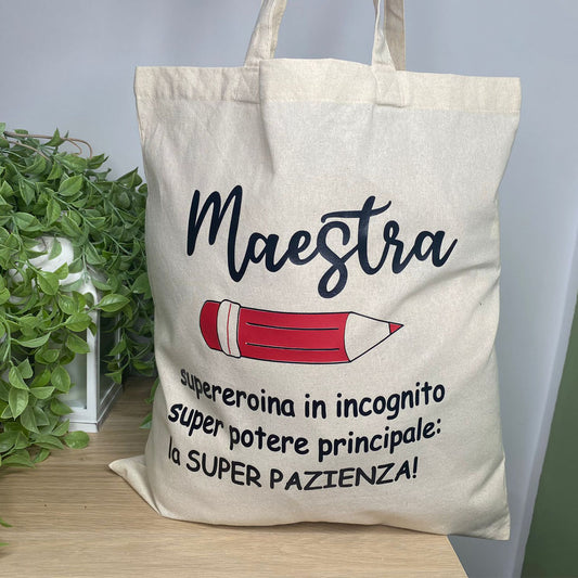 Borse in cotone Personalizzata con doppia scritta