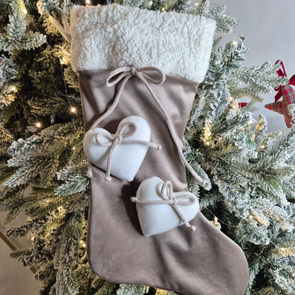 Calza Befana Personalizzata risvolto pellicciotto