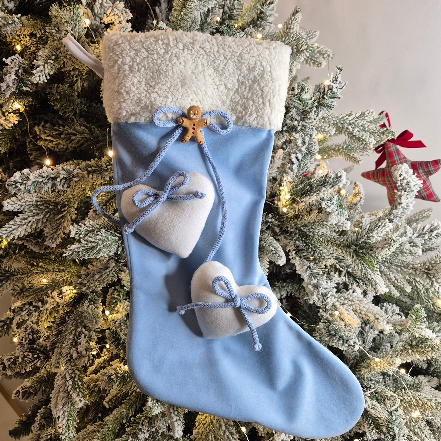 Calza Befana Personalizzata risvolto pellicciotto