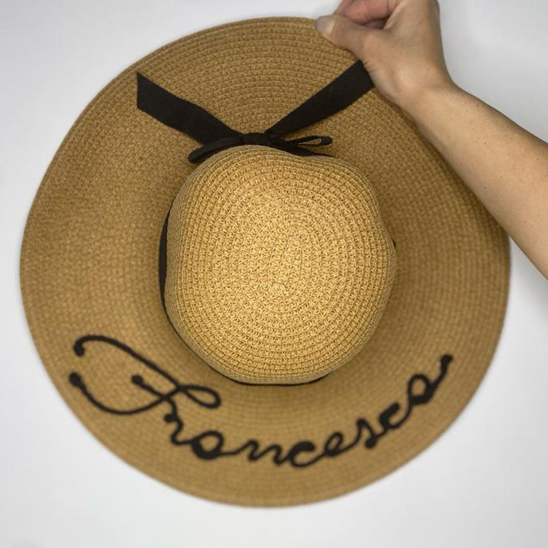 cappello paglia personalizzato