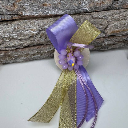 Saponetta Segnaposto "Carezza di Seta" – Bomboniera Artigianale Profumata e Decorata