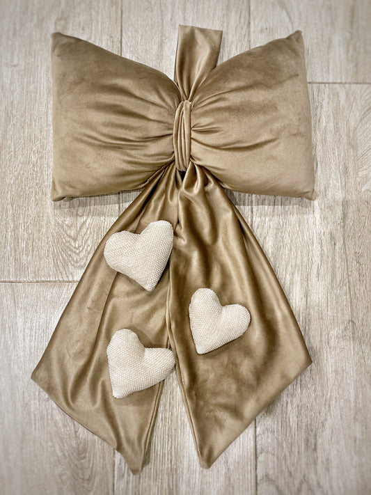 Fiocco Fuoriporta Personalizzato con cuori e nomi