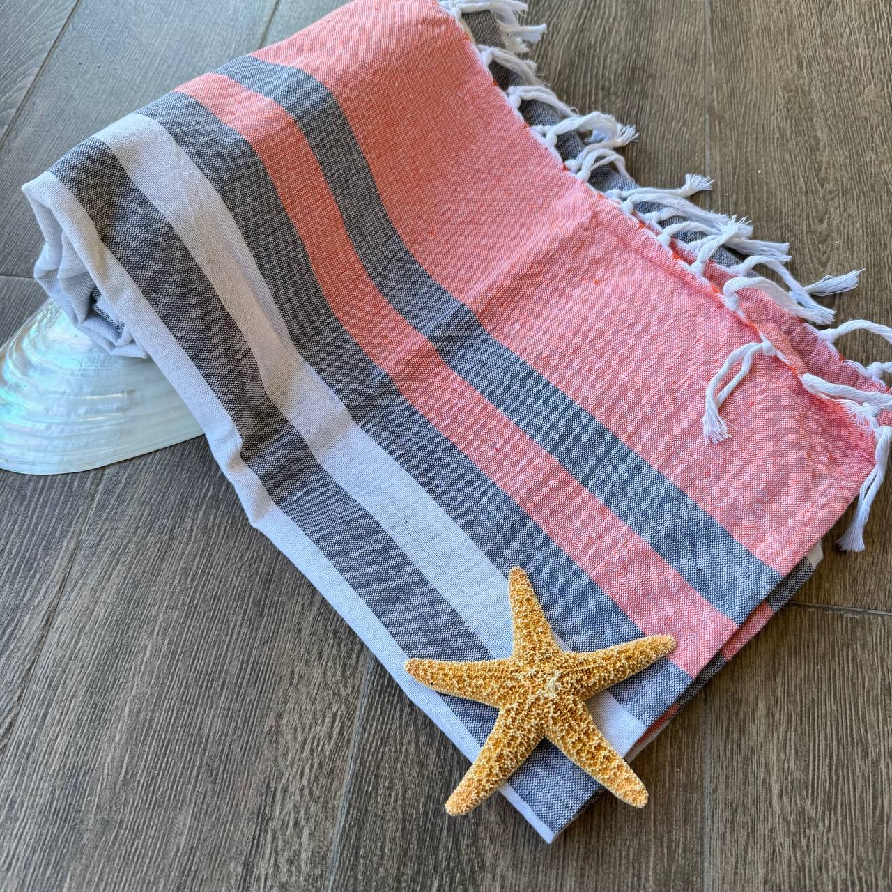 Serviette de plage en coton personnalisée 