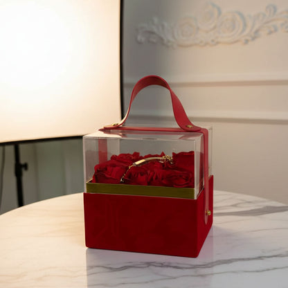 Il Regalo di San Valentino Perfetto: 2 Gioielli a Scelta: Peluche, Rosa LED, Scatola,Baci perugina