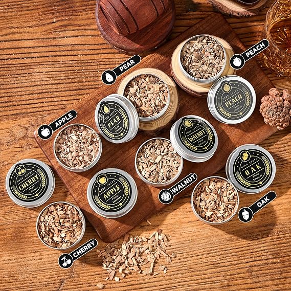 Kit Affumicatura Cocktail e Whisky con Pistola Bruciatore, Trucioli Aromatici e Accessori | Idea Regalo