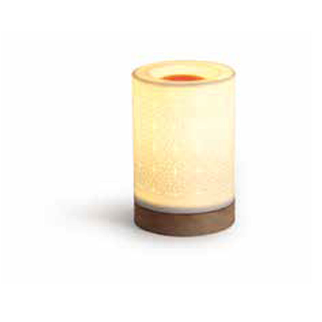 Lampada Profumatore in Ceramica con Luce LED – Diffusore di Fragranze Elegante per Casa(profumo non incluso)