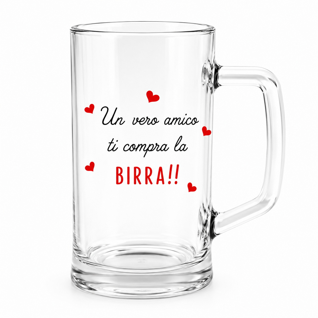 Boccale da Birra Personalizzato varie frasi divertenti – 0,4L con Manico