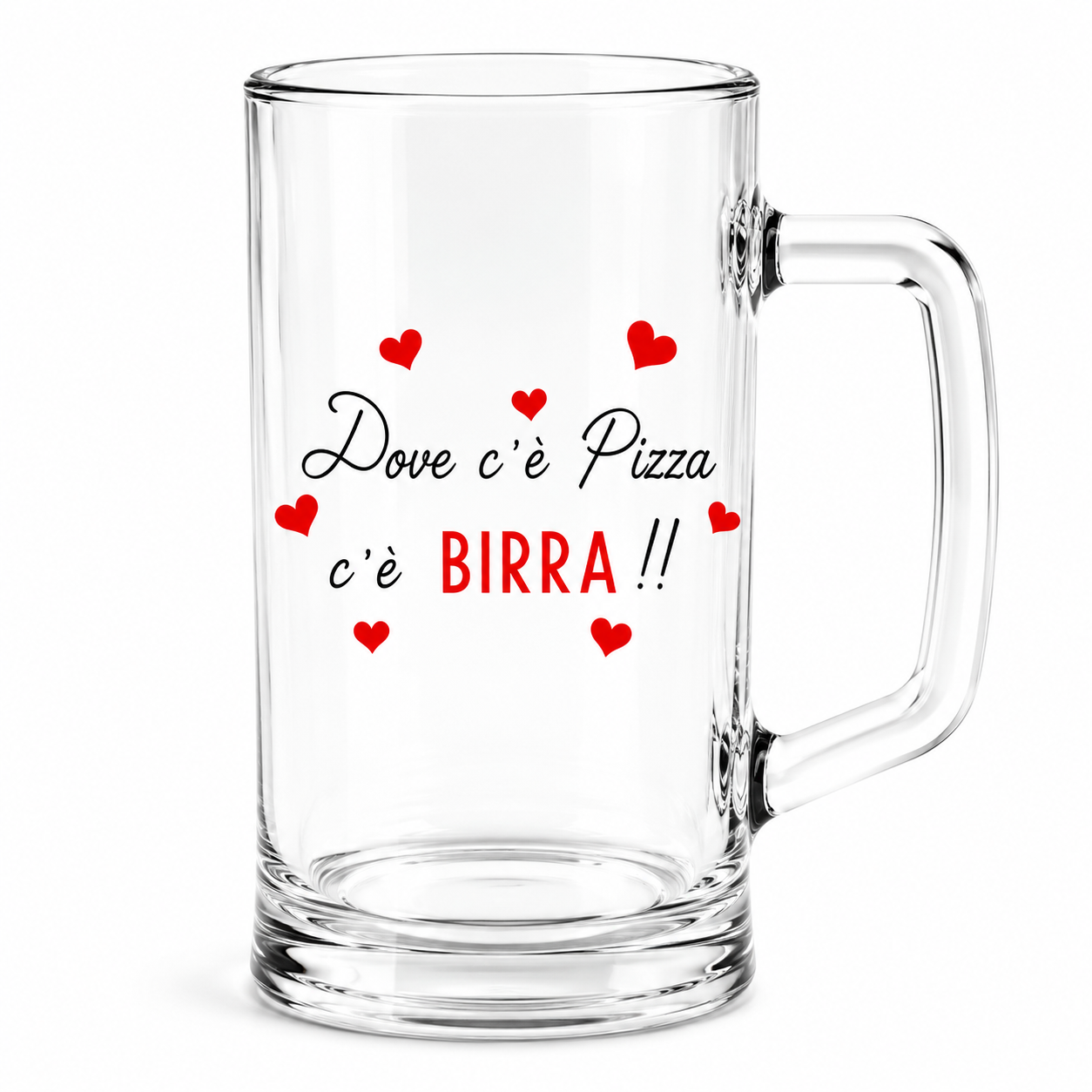 Boccale da Birra Personalizzato varie frasi divertenti – 0,4L con Manico