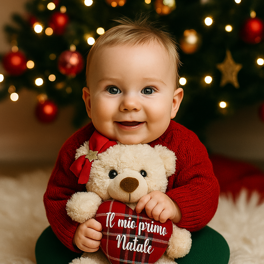 Orsetto “Il Mio Primo Natale” – Tenero Ricordo da Amare per Sempre ❤️
