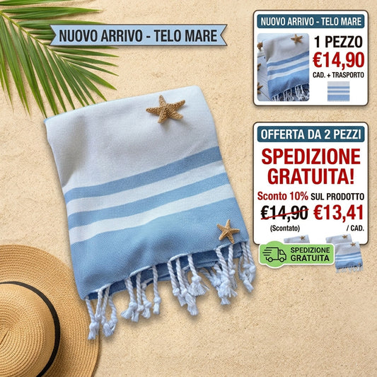 Telo mare in cotone Personalizzato