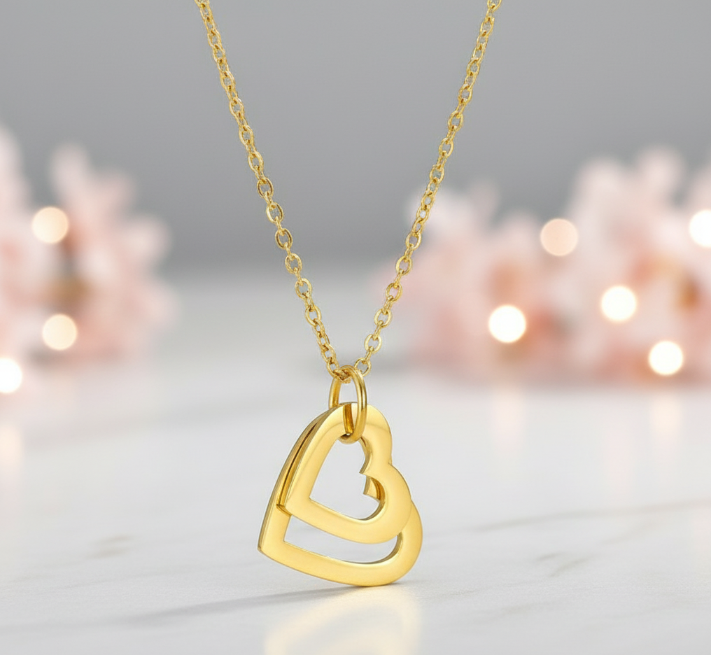 Collana Cuori multipli Personalizzata con Nomi Incisi