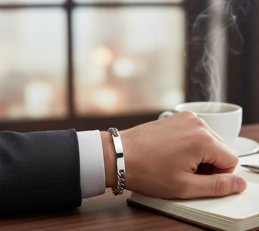 Bracciale in Acciaio Inossidabile – Catena Cubana Uomo