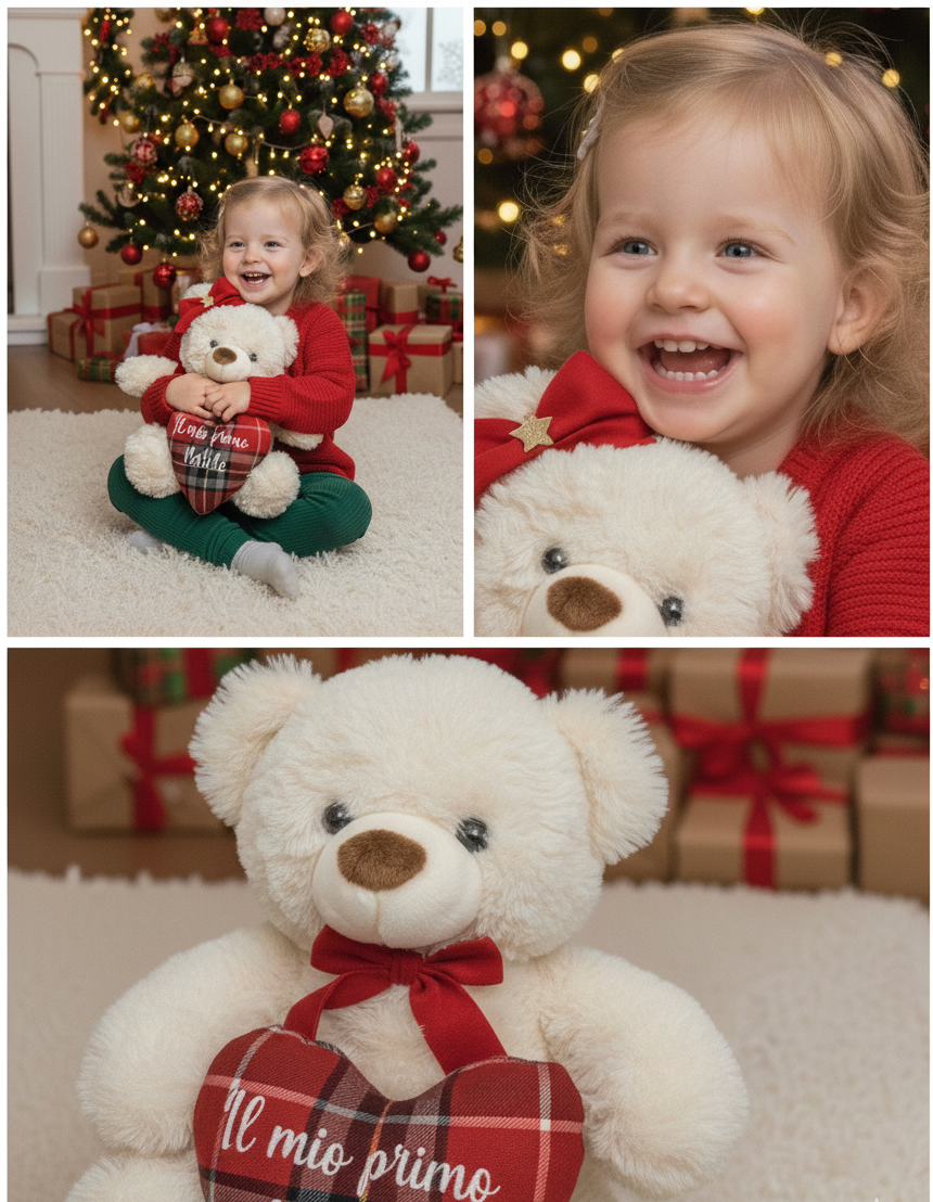 Orsetto “Il Mio Primo Natale” – Tenero Ricordo da Amare per Sempre ❤️