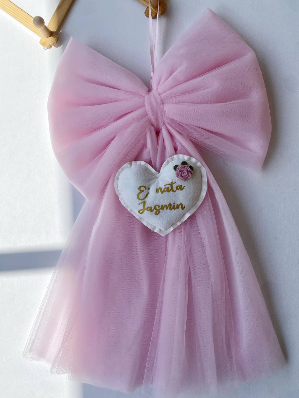 Fiocco Tulle con applicazione