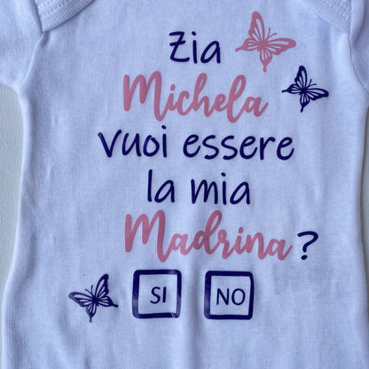 Body bébé personnalisé avec écriture - Manches Longues ™ 