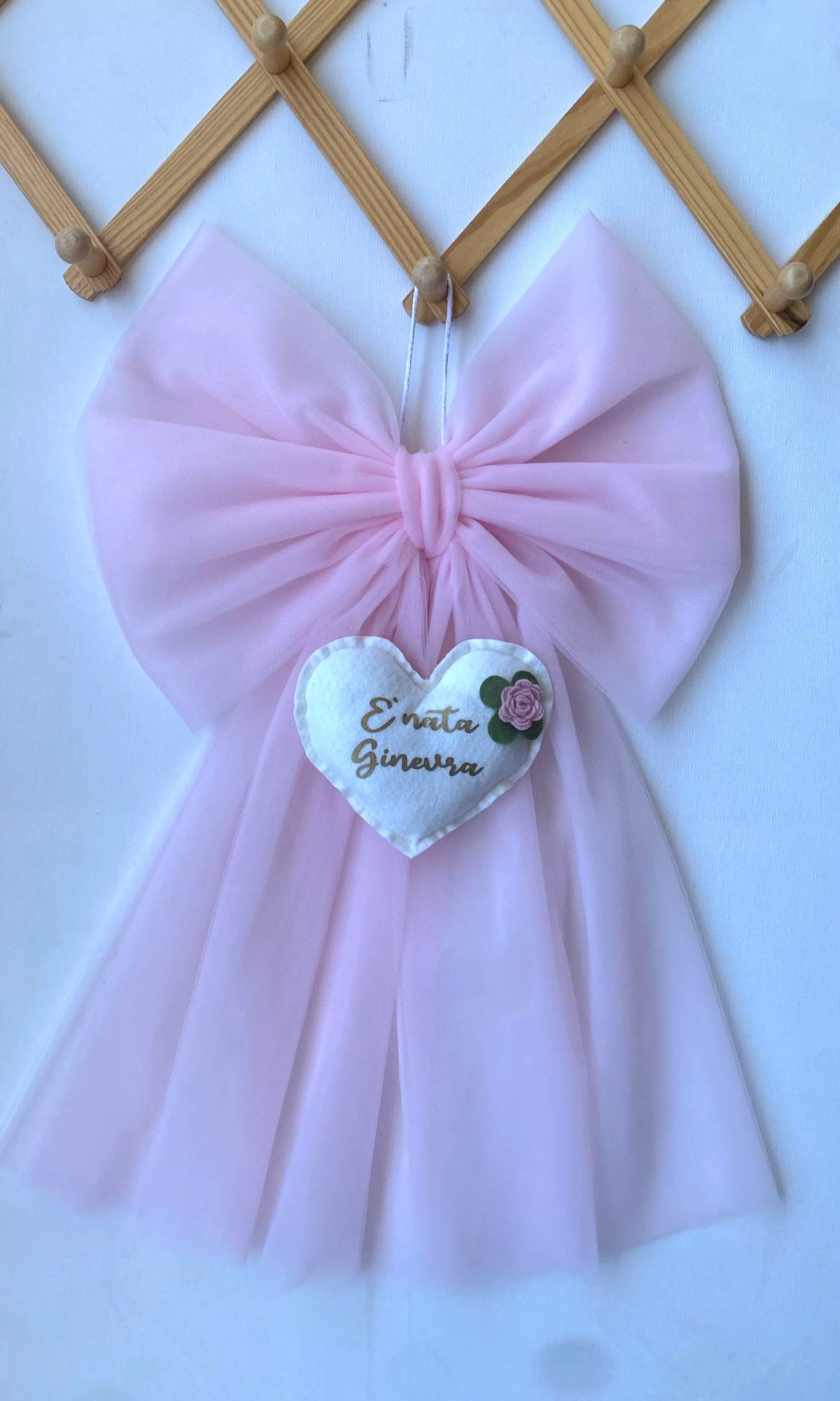 Fiocco Tulle con applicazione