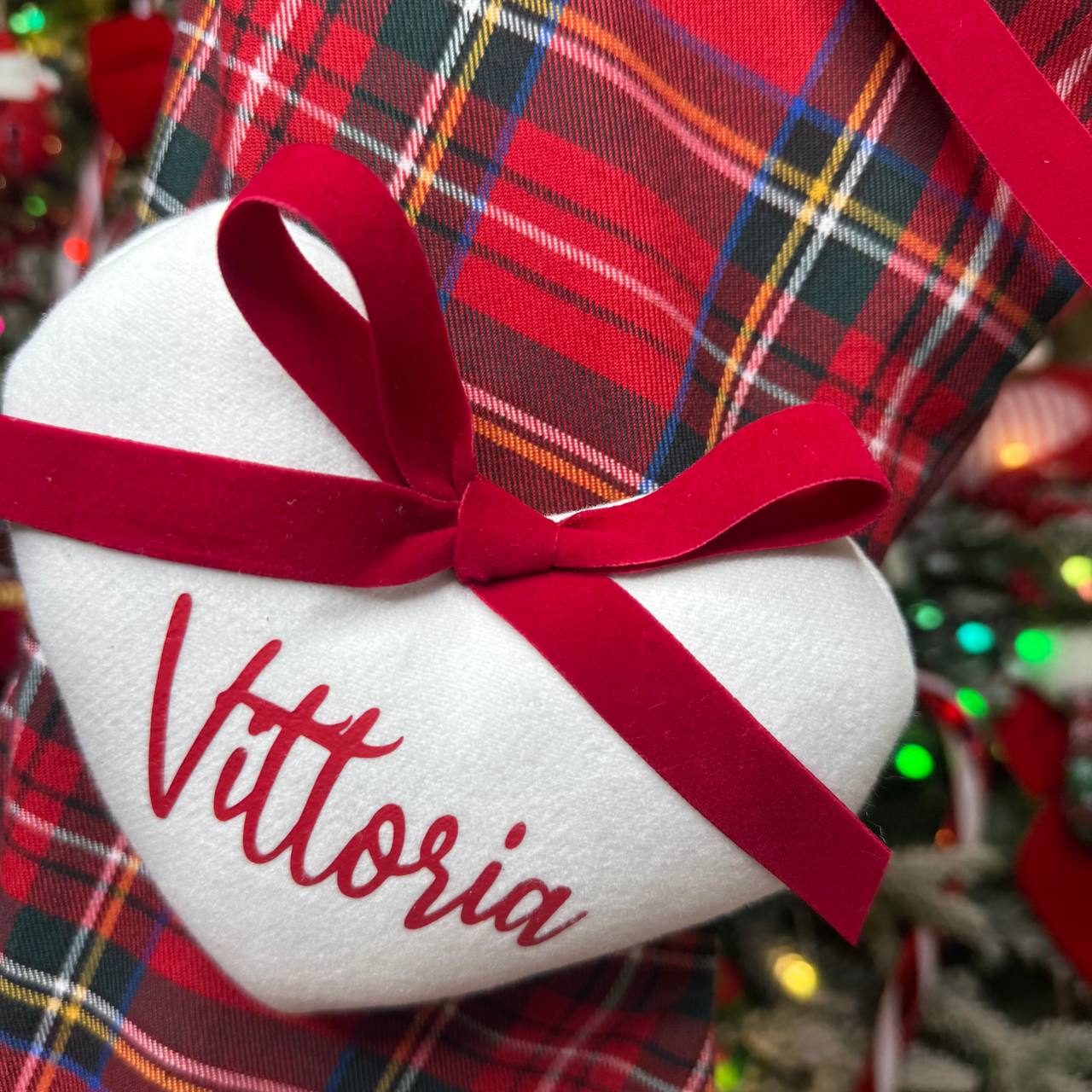 Calza Befana Personalizzata risvolto pellicciotto