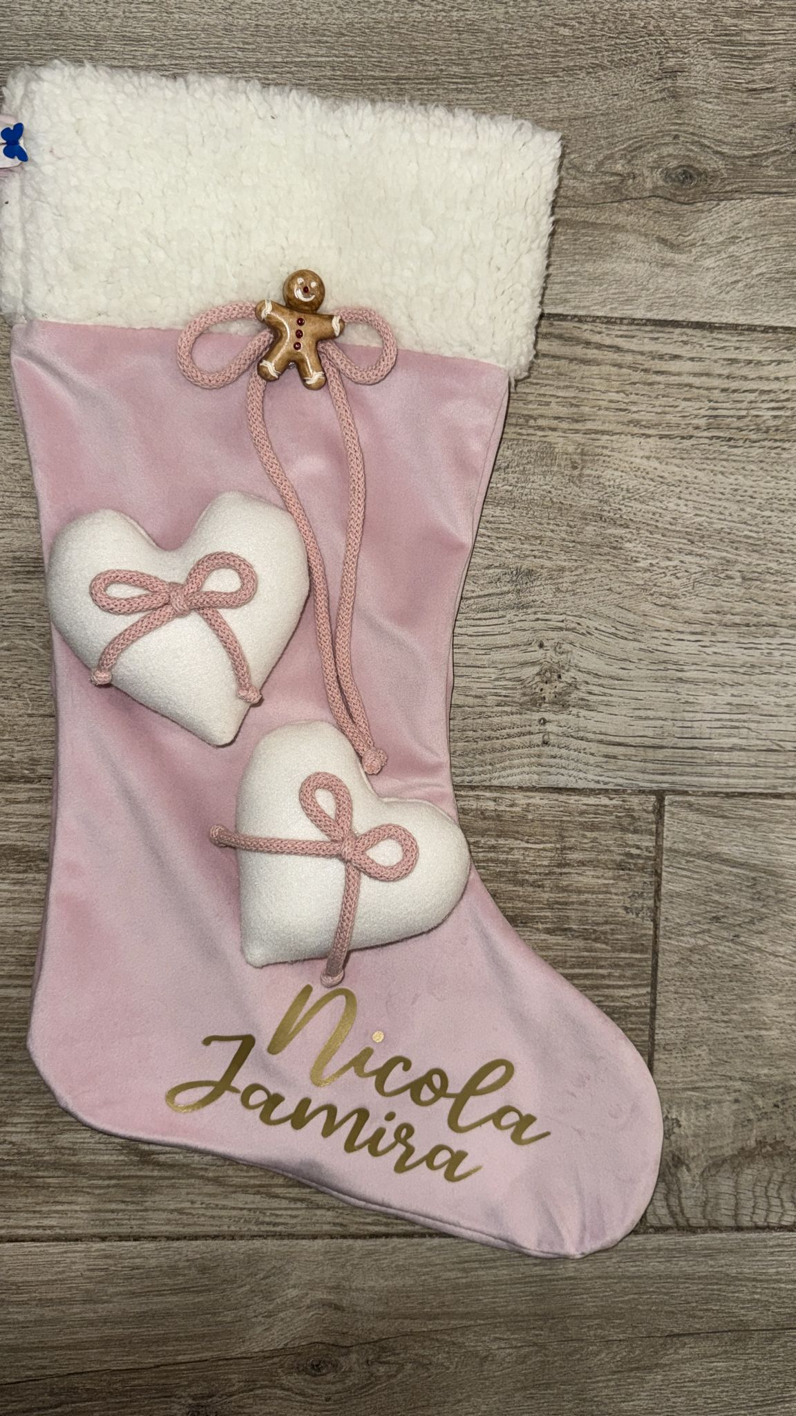 Calza Befana Personalizzata risvolto pellicciotto