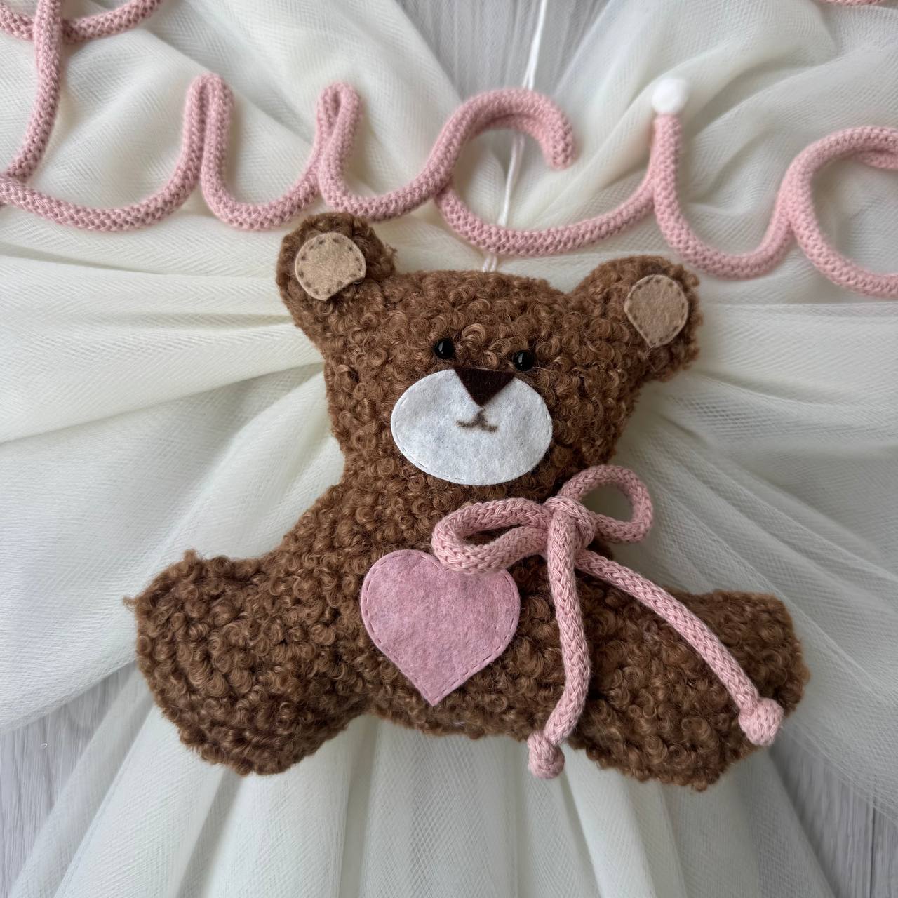 Fiocco Cerchio Personalizzato Tricotin versione Bear
