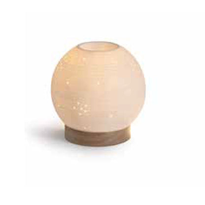 Lampada Profumatore in Ceramica con Luce LED – Diffusore di Fragranze Elegante per Casa(profumo non incluso)