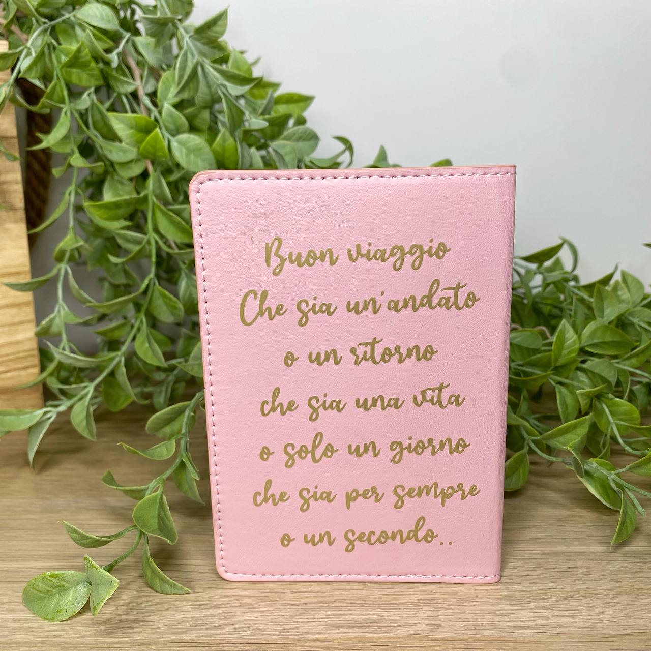 Portapassaporto SimilPelle Personalizzato con scritta e grafica