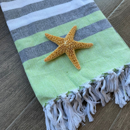 Serviette de plage en coton personnalisée 