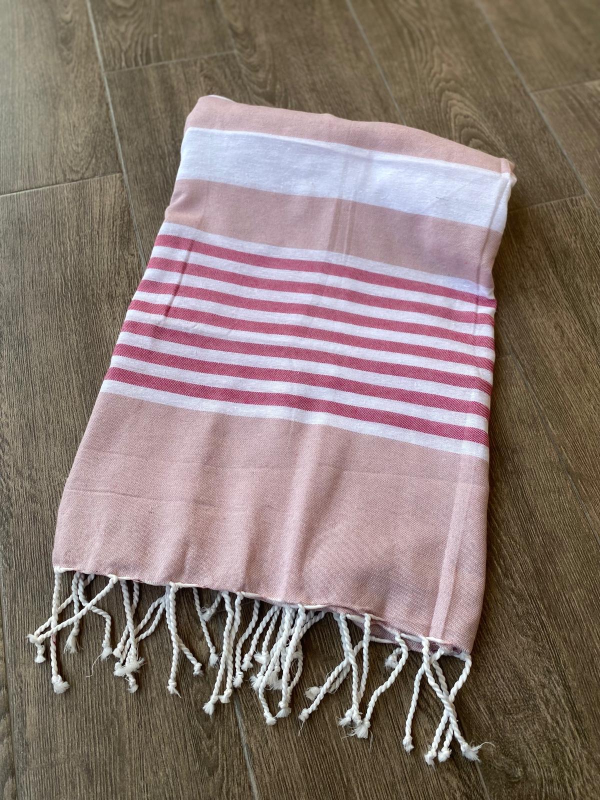 Serviette de plage en coton personnalisée 