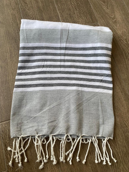 Serviette de plage en coton personnalisée 