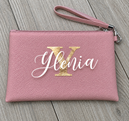 POCHETTE SAFFIANO PERSONNALISÉE 