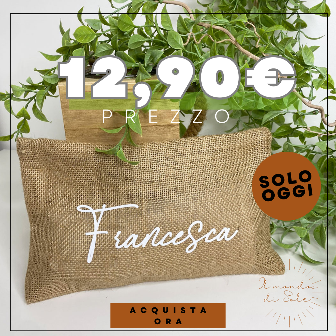 Pochette Juta Personalizzata