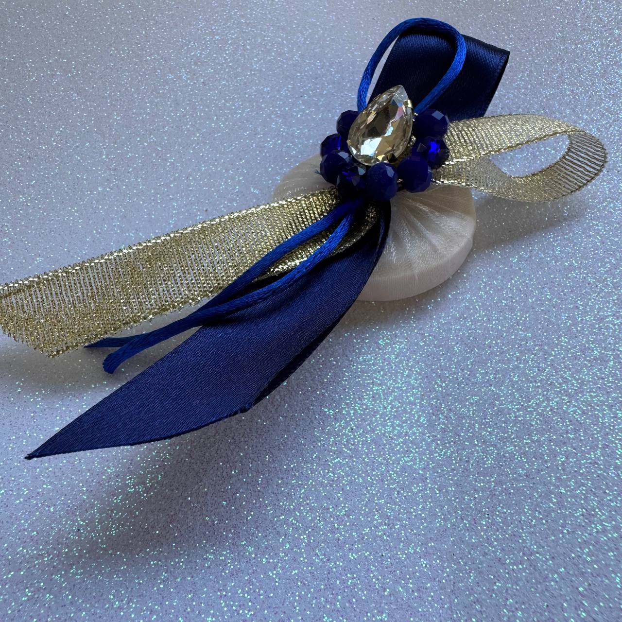 Saponetta Segnaposto "Carezza di Seta" – Bomboniera Artigianale Profumata e Decorata