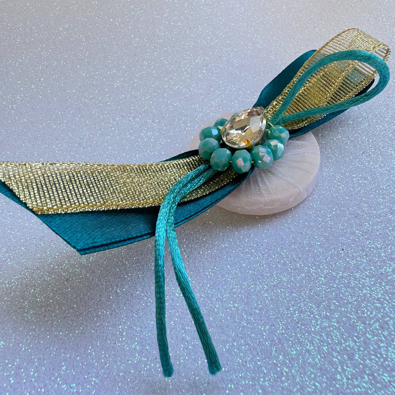 Saponetta Segnaposto "Carezza di Seta" – Bomboniera Artigianale Profumata e Decorata