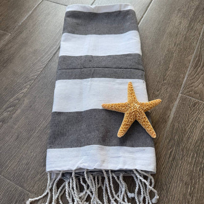 Serviette de plage en coton personnalisée 