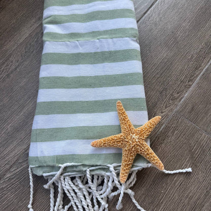 Serviette de plage en coton personnalisée 