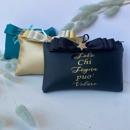 Bomboniera Pochette ecopelle portaconfetti(5PEZZI)