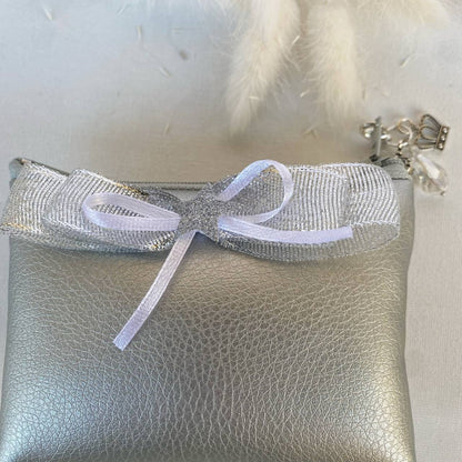 Bomboniera Pochette portamonete ecopelle portaconfetti