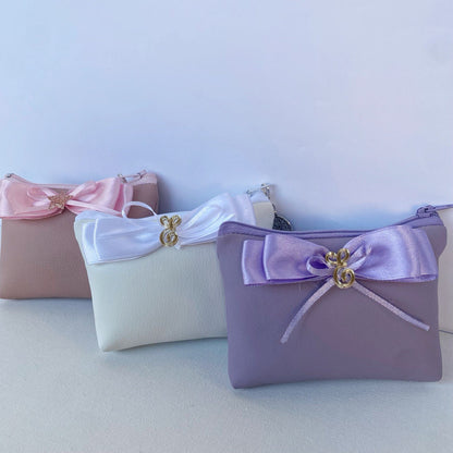Bomboniera Pochette portamonete ecopelle portaconfetti