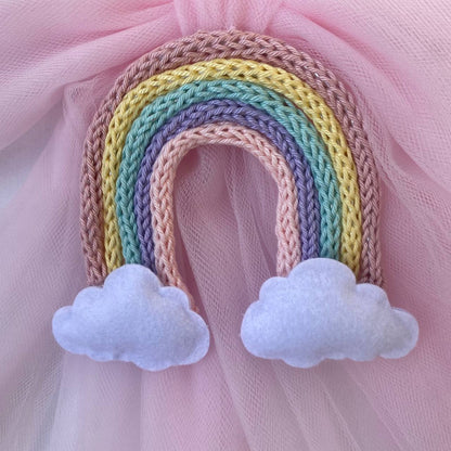 Fiocco Cerchio Personalizzato Tricotin Variante Arcobaleno