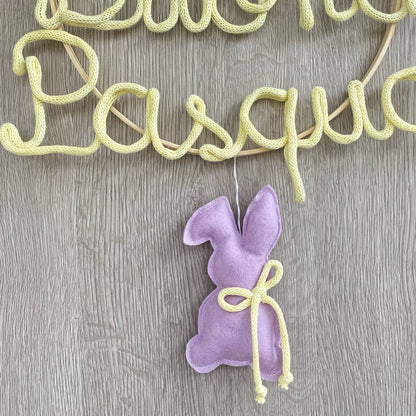 Fuoriporta Pasquale Écriture tricotin personnalisée