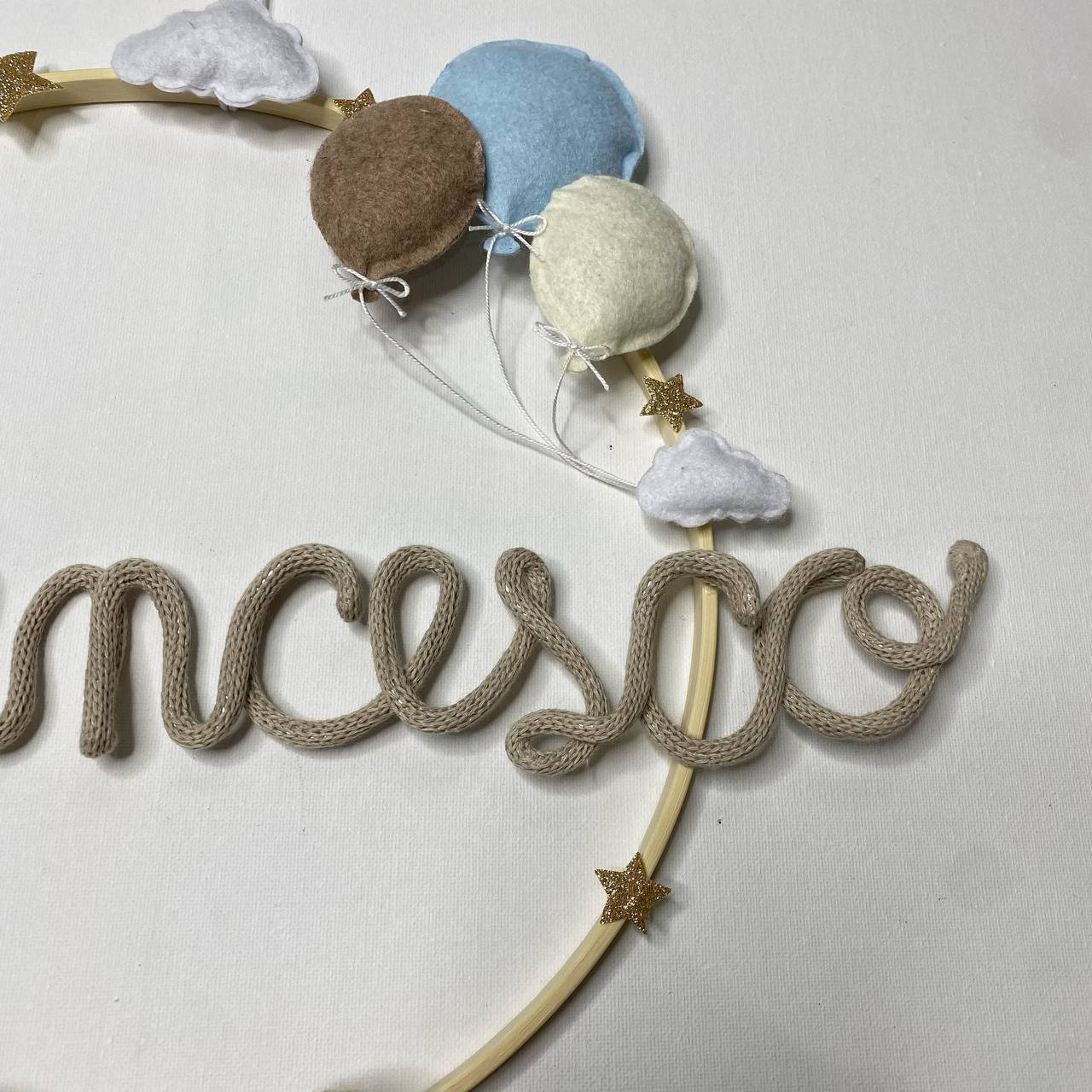 Fiocco Cerchio Personalizzato Tricotin Orsetto tenero