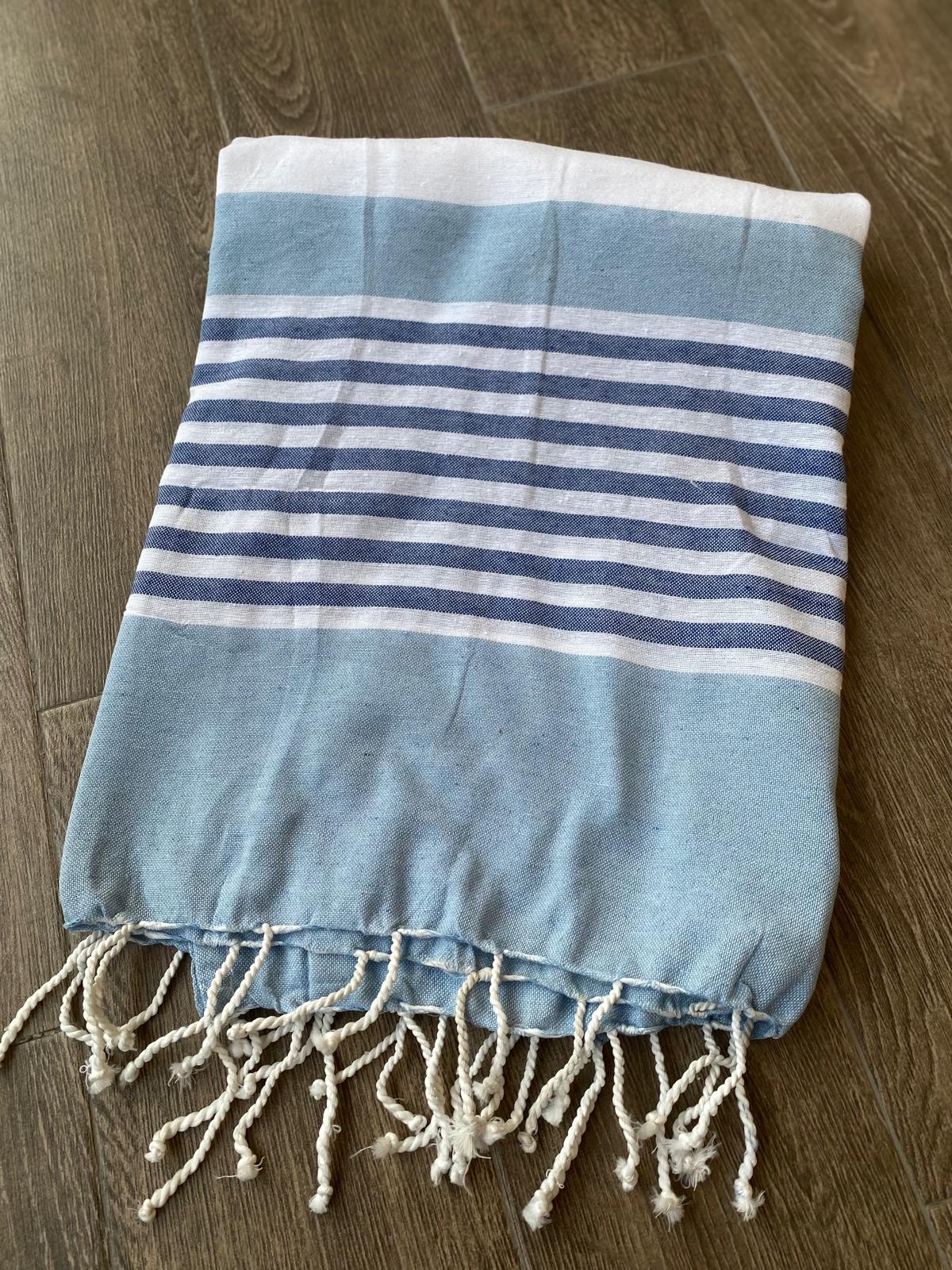 Serviette de plage en coton personnalisée 